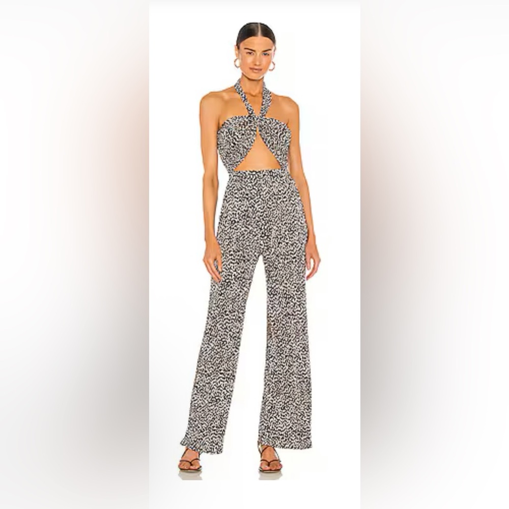 LPA Monochrome Patterned Jumpsuit